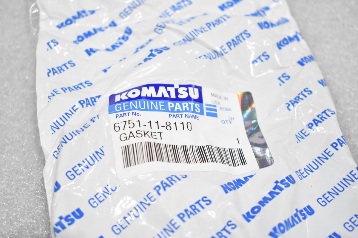トップス 1181 KOMATSU GENUINE PARTS 6751-11-8110 GASKET, GENUINE OEM