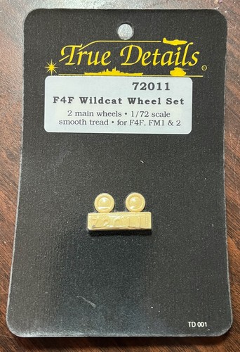 F4F FM1 FM2 FM-1 FM-2 WHEELS 1/72 True Details Resin 72011