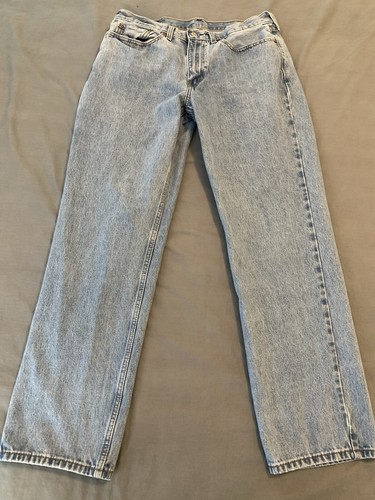 Levi's 550 Jeans Men's 34 x 32 Straight Relaxed Fit Blue Cotton Fit 33x30.5