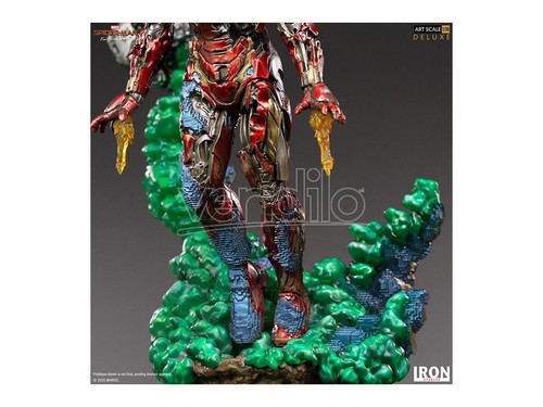 Spider-Man Far From Home Statua Deluxe Illusione Iron Man 20cm 1/10 Iron Studios - Foto 7 di 11