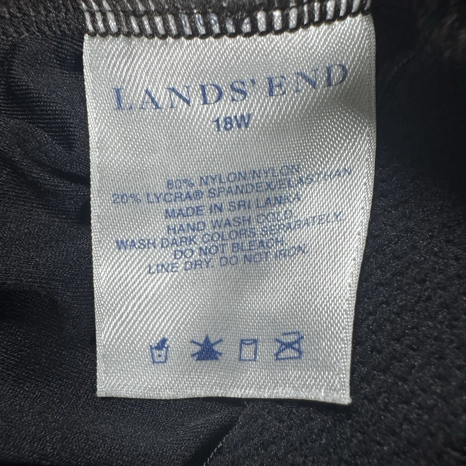 LANDS' END Conjunto de Traje de Baño Tankini de 2 Piezas Talla 16W Marrón Chocolate Foto 2 de 4