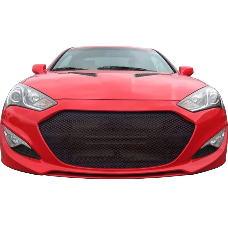 ГЛЯНЦЕВАЯ ЧЕРНАЯ СЕТЧАТАЯ РЕШЕТКА CCG PERS GT ДЛЯ 2013–2016 HYUNDAI GENESIS COUPE - Изображение 3 из 4