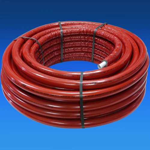 Mehrschichtverbundrohr rot isoliert 10mm Verbundrohr 16 x 2 mm DVGW 2,69€/m