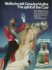 1981 Wolfschmidt Vodka Spirit of Czar vintage print ad 80's advertisement v1