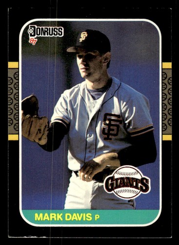 1987 Donruss #313 Mark Davis Card San Francisco Giants - 第 1/2 張圖片