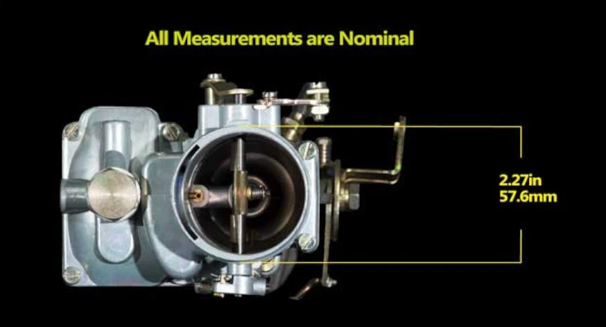 1933 1967 Pontiac Chevrolet Buick Olds 1bbl Replacement Carburetor Universal - Image 3 of 4