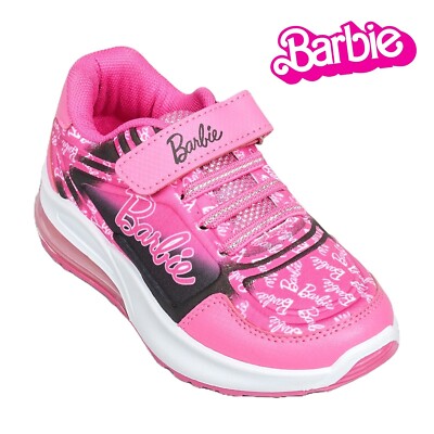 BARBIE GIRLS LIGHT UP TRAINERS OFFICIAL CHARACTER TRAINERS SHOES UK SIZE  8-1 UK