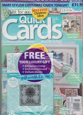 QUICK CARDS MADE EASY MAGAZINE FREE 2-IN-1 YOUR LUXURY GIFT ISSUE 119 NOV 2013