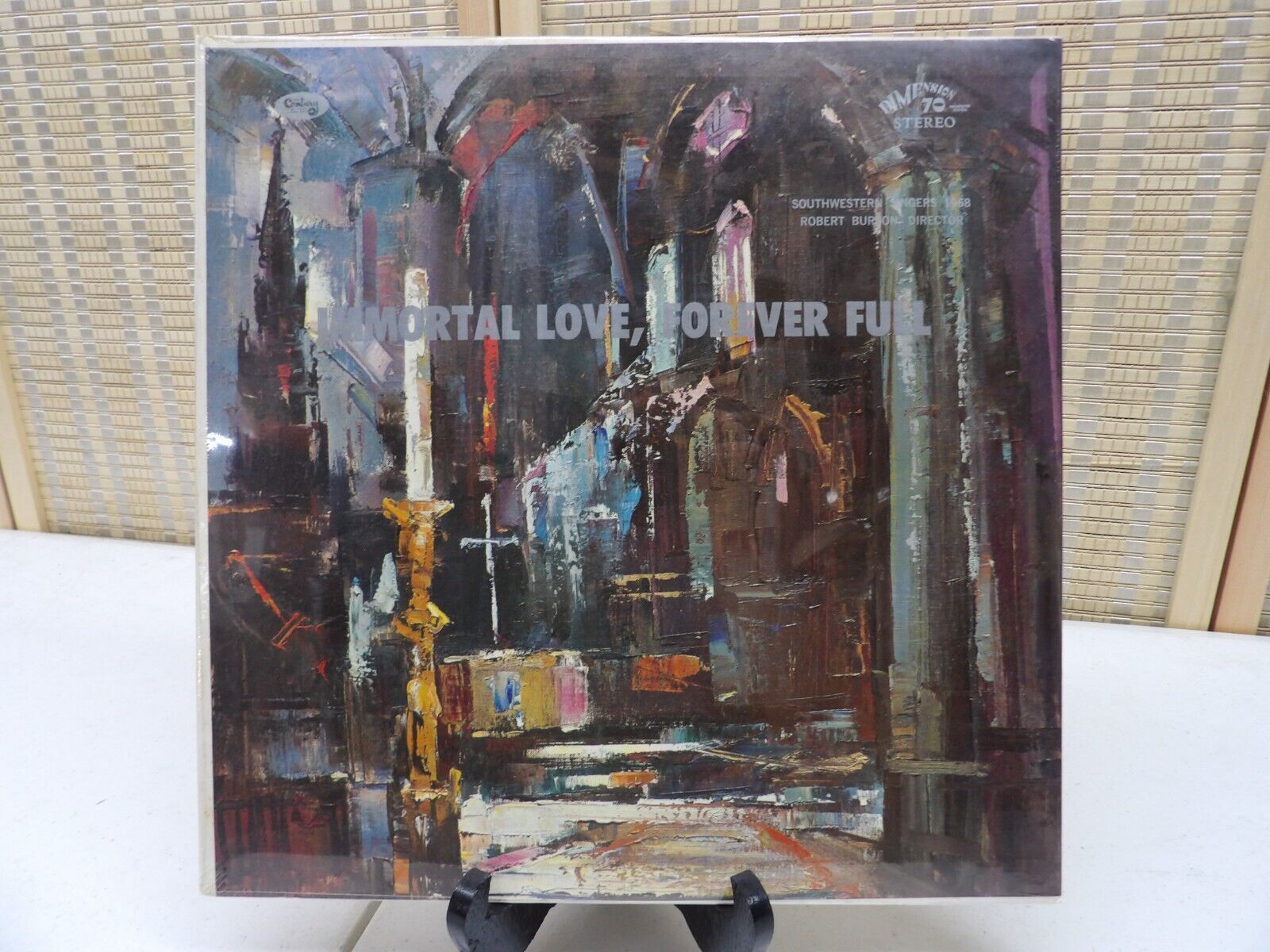 Southwestern Singers 1968 Immortal Love, Forever Full 12" Vinyl LP Robert Burton