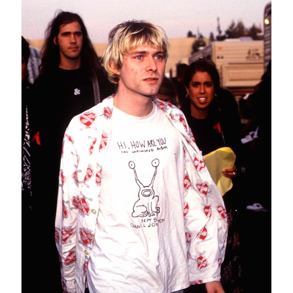 NIRVANA  cobain daniel johnston Tシャツ Vintage Daniel Johnston Kurt Cobain Nirvana Shirt | eBay