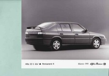 photo de presse / press photo original Alfa Romeo 33 S 16V Permanent 4 03/1991