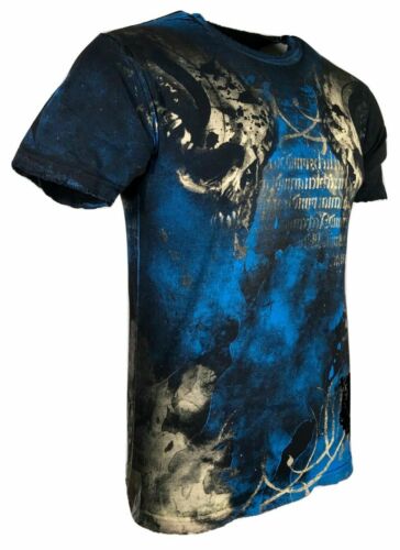 ARCHAIC by AFFLICTION Men's T-Shirt NEWMAN Black Biker MMA S-5XL - Picture 5 of 11