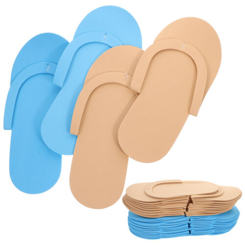 20 Pairs Foam Sandals Lightweight Disposable Slippers-SP - Afbeelding 1 van 12