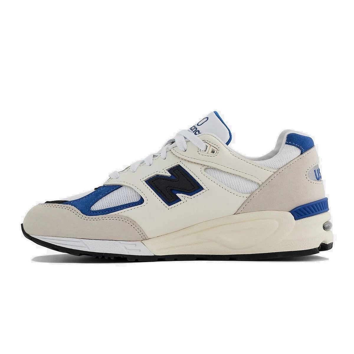 NEW BALANCE 990V2 MADE IN USA WHITE BLUE | eBay