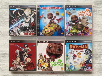 SONY PS3 No More Heroes & Little Big Planet 1 2 3 & Rayman Origins from Japan
