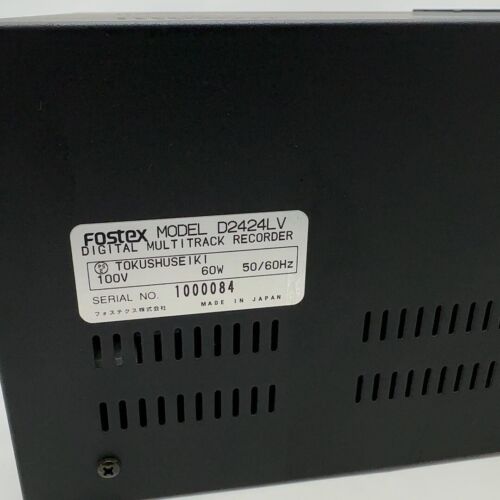 Fostex D2424LV Multi-Track Recorder Operation confirmed 2 built-in caddies Japan - Picture 12 of 12