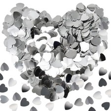 60g Love Heart Table Confetti 15mm Party Glitter Sequins Plastic Confetti Spr...