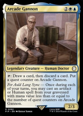 *MtG: 4x ARCADE GANNON - Commander Fallout Rare - magicman-europe*
