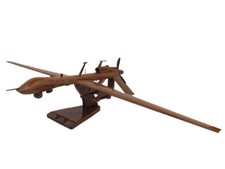 MQ-1C Gray Eagle General Atomics  Sky Warrior Army Drone UAV Wood Wooden Model