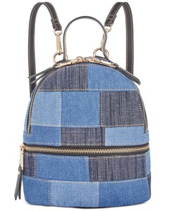 mini denim backpack