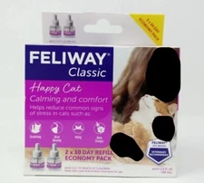 FELIWAY Classic Diffuser Refill 48 ml Twin Pack Calming Cats EXP 01/2027