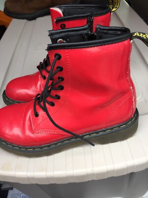 Dr. Marten Hackney Women's Boots AW004 SK08P Hot Red zebra