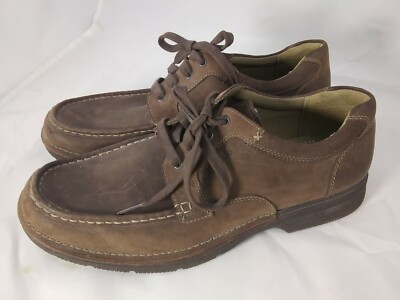 Clarks Mens 12 Senner Dale Chocolate brown Shoes Loafers