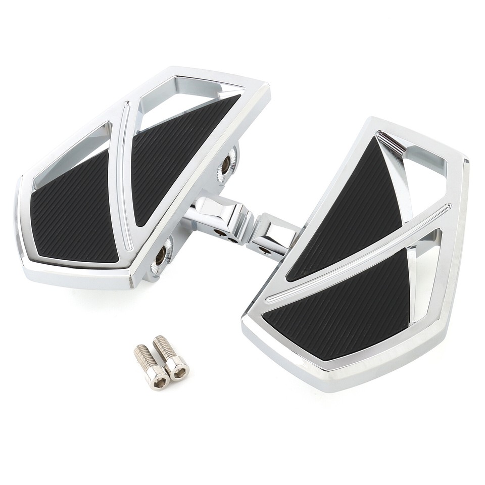 4PCS Front Rear Floorboard Footboards For Harley Softail Street Bob Low