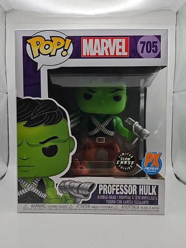 Funko Pop! Marvel - Professor Hulk #705 Giant Chase GITD PX Previews Exclusive W