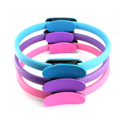 Dual Grip Pilates Ring Magic Circle Body Sport Fitness Weight Exercise Yoga Tool - Picture 2 of 17