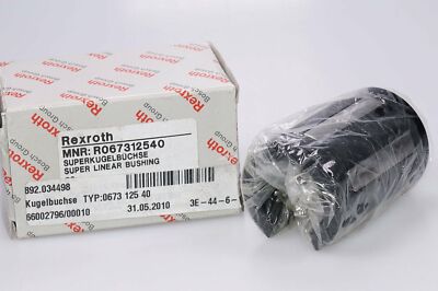 Rexroth Linearkugellager Super Kugelbüchse R067312540 KBB-O-25-D Länge 44mm NEU