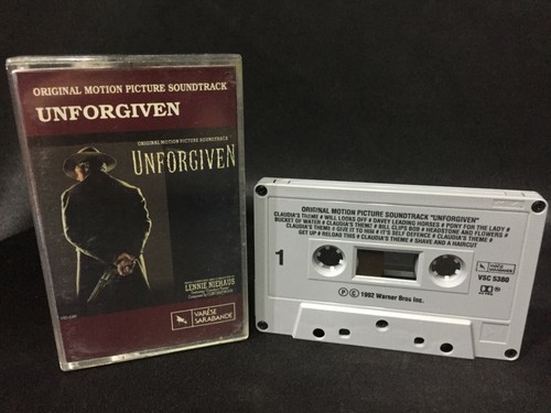 Unforgiven Original Soundtrack Cassette Tape (Varèse Sarabande 1992) Film 90s