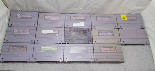 Super Nintendo SNES Game Lot (14) - Battle Blaze, Lufia, Clayfighter, Spiderman+ - Picture 2 of 9