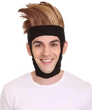 Kinetic Power Wig for Cosplay - Superhero Mutant Synthetic Wigs - Brown