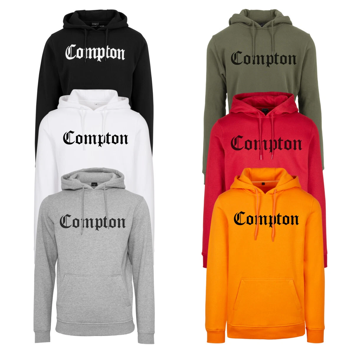 Mister Tee Compton Hoodie Men Hooded Sweatshirt Fleece Regular New