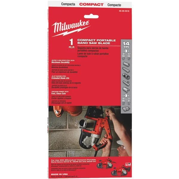 Milwaukee portable band saw 2024 blade falls off