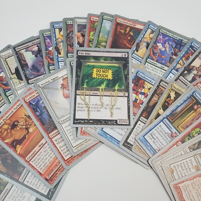 Lot of 40 Magic the Gathering MTG Unhinged/Silver Border CREATURE Cards  VILEBILE