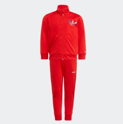 Adidas Kleinkind Jungen Mädchen Adicolour Trainingsanzug Hoody UVP 45 