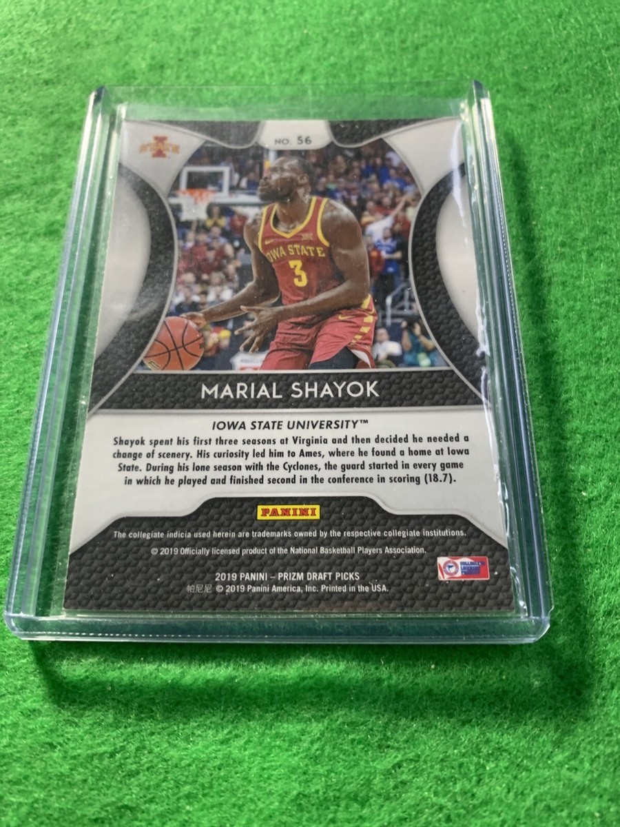 MARIAL SHAYOK SILVER CHROME ROOKIE CARD JERSEY#3 IOWA MARIAL SHAYOK SILVER CHROME ROOKIE CARD JERSEY#3 IOWA