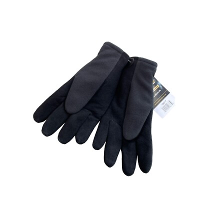 Hand Armour Premium Deerskin Leather Gloves 7 100GR Heatlok Black Workwear NEW