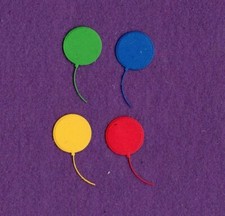 BALLOON ROUND die cuts scrapbook cards