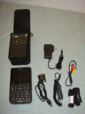 SATLINK WS-6909 DVB-S & SVB-T COMBO FTA DIGITAL SATELLITE FINDER METER