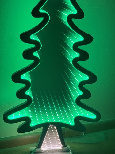 Christmas Tree With Star Infinity Light Display - Picture 3 of 5