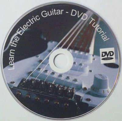 E-Gitarre spielen lernen - DVD Videounterricht KOSTENLOSER VERSAND + bedrucktes Cover