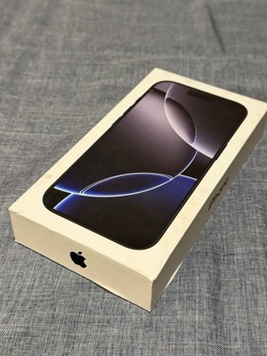 iPhone 16 Pro. Black Titanium, 128 GB. Apple 2024. Box Only.