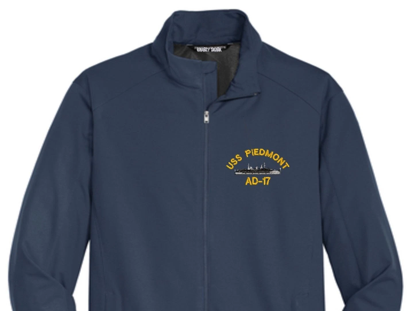 USS PIEDMONT AD-17 Soft Shell Jacket. New. U.S. Navy
