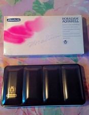 Schmincke HORADAM AQUARELL Watercolour Half Pan Set Metal Tin 48 Colours