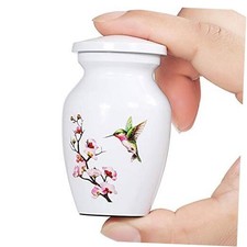 Hummingbird Small Urn for Human Ashes or Pet Ashes - Aluminum 1 Keepsake Urn