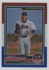 2023 Panini USA Baseball Stars & Stripes Red White Blue Prizm Talan Bell #2 rs2