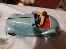 Rare Schuco Akushco 2002 Automobile in Duck Egg Blue with Driver and Key